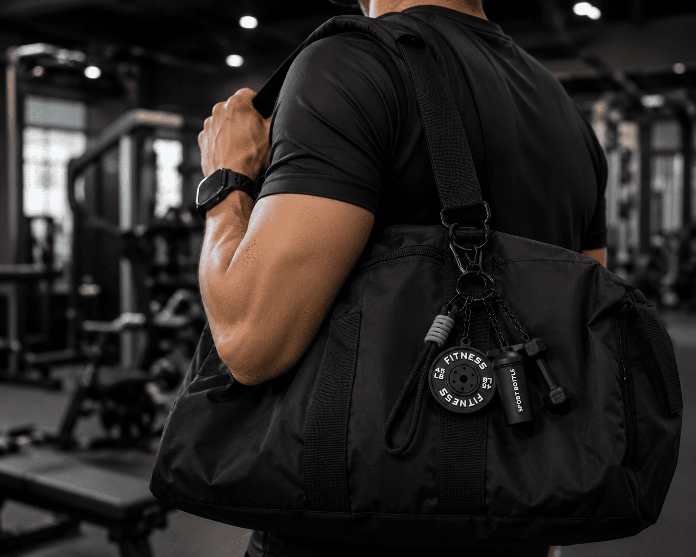 IronGrip Dumbbell Keychain